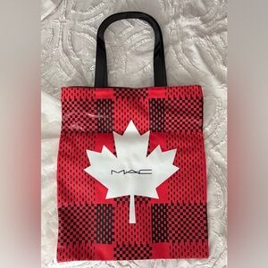 MAC Red Maple Leaf Tote Bag NWT